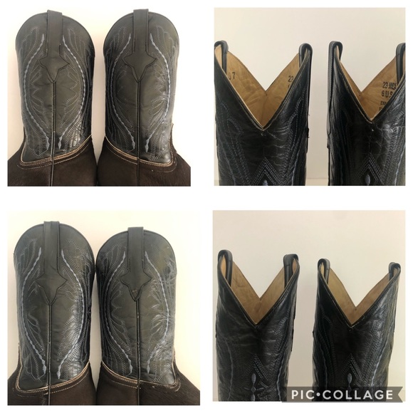 Rolling Stone Calf Skin Custom Cowboy Boots - Picture 3 of 8